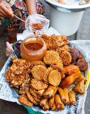 油炸美食