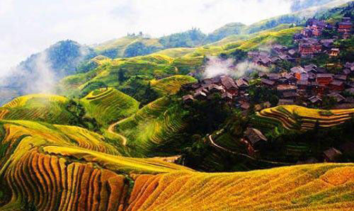 十一旅游广西龙脊梯田